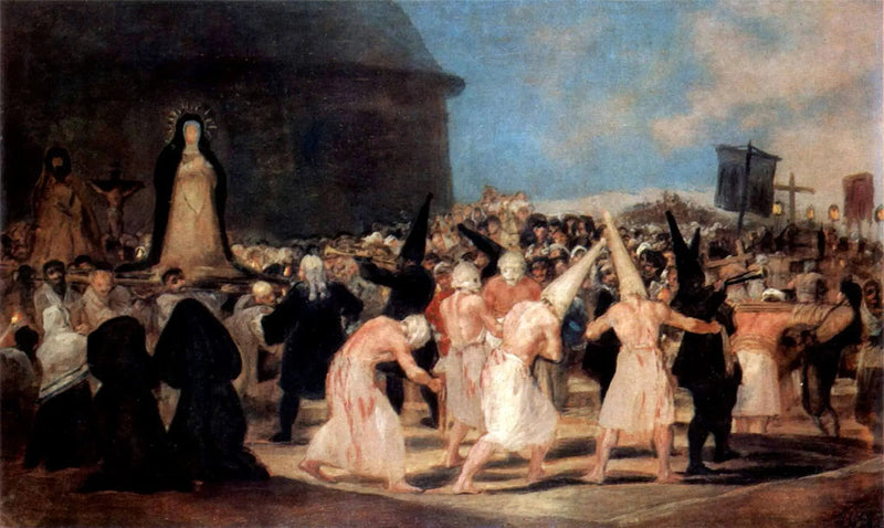 Procissão de flagelantes - Francisco de Goya
