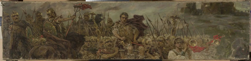 Procissão vitoriosa após a batalha - Wilhelm Kotarbiński