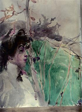 Perfil feminino - Giovanni Boldini
