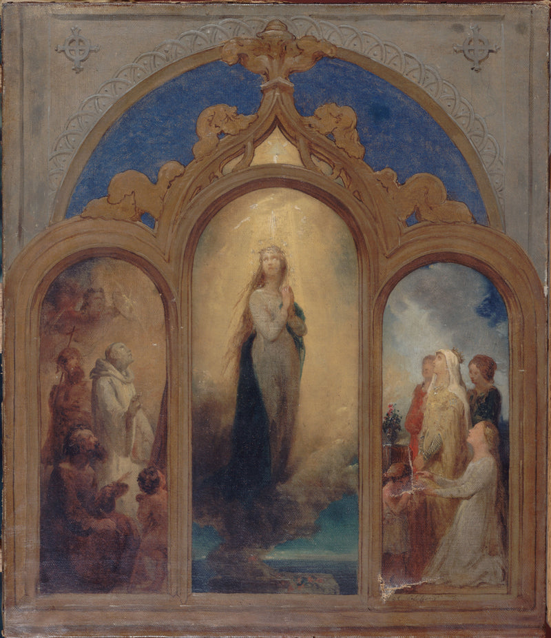Projeto para um tríptico - Ary Scheffer