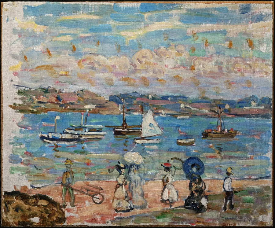 Passeio à beira-mar - Maurice Prendergast