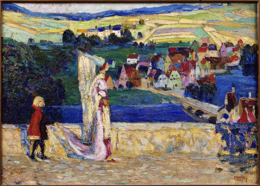 Passeio (Esboço) - Vassily Kandinsky