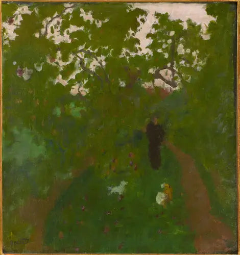 Passeio no jardim - Pierre Bonnard