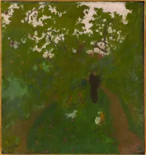 Passeio no jardim - Pierre Bonnard