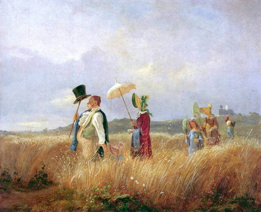 Passeio de domingo - Carl Spitzweg
