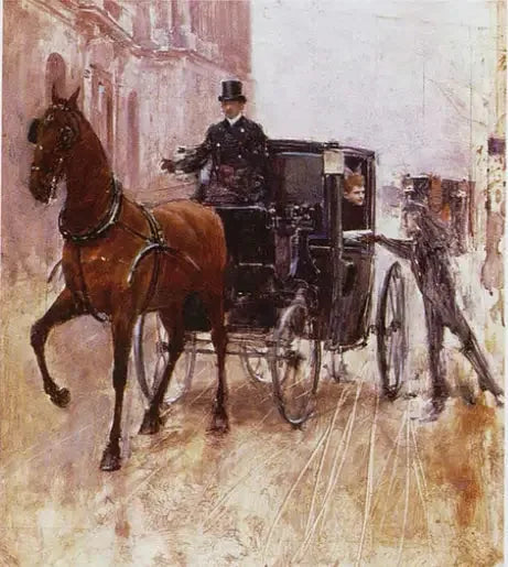 Passeio de carruagem - Jean Béraud