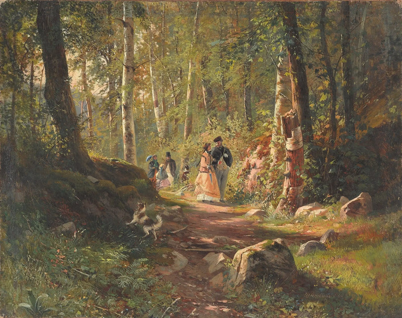 Passeio na floresta - Ivan Chichkine