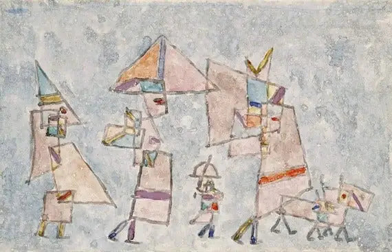 Passeio no Oriente (Spazier Gang im Orient) - Paul Klee