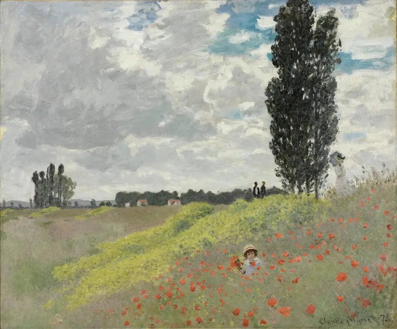 A Caminhada nas Pradarias em Argenteuil W276 - Claude Monet