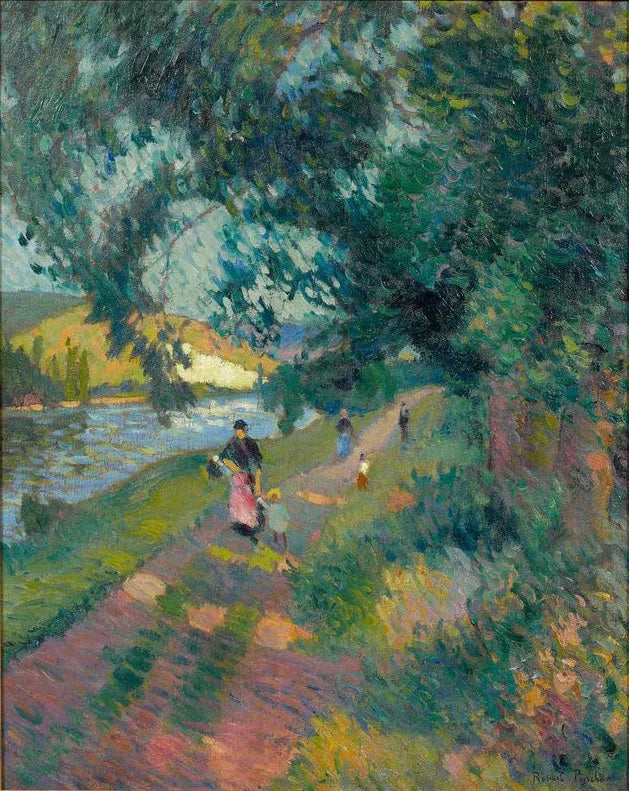 Passeio pelo Caminho de Halage - Robert Antoine Pinchon