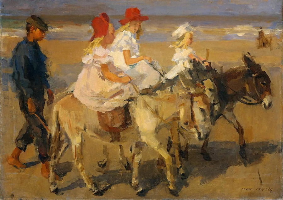Passeios de lombada na praia - Isaac Israëls