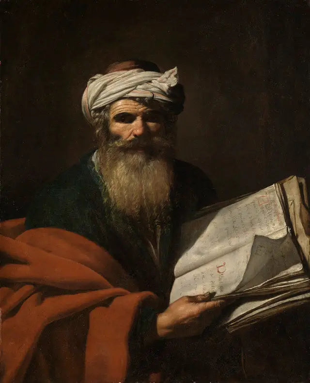 Profeta com um livro - Caravaggio