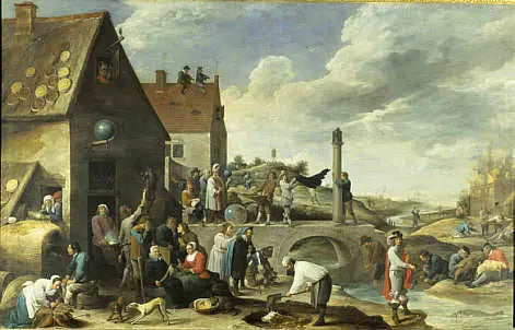 Provérbios flamencos - David Teniers, o Jovem