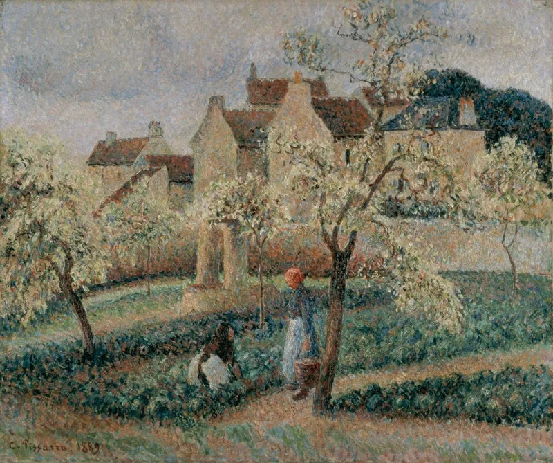 Flores de ameixeira, Pontoise - Camille Pissarro