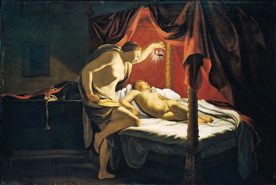Psique e o Amor - Simon Vouet