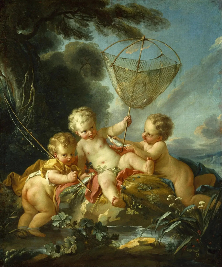 Putti pescador - François Boucher