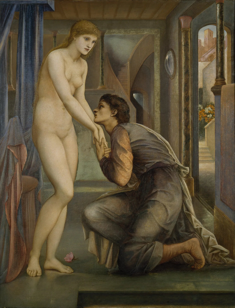 Pygmalion e a Imagem - A Alma Alcançada - Edward Burne-Jones