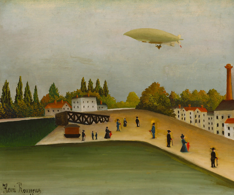 Cais de Ivry - Henri Rousseau