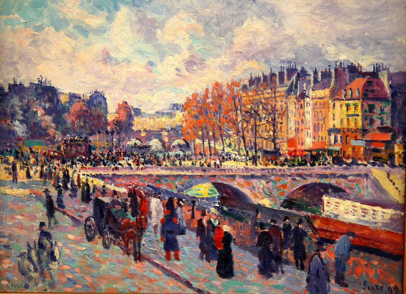 Quais de Seine em Paris - Maximilien Luce