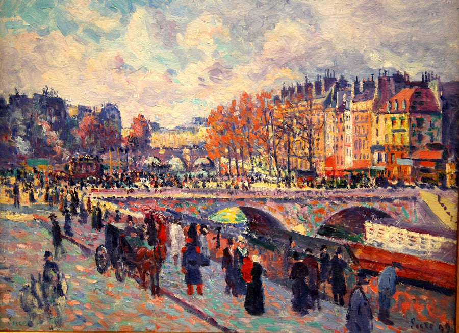 Quais de Seine em Paris - Maximilien Luce