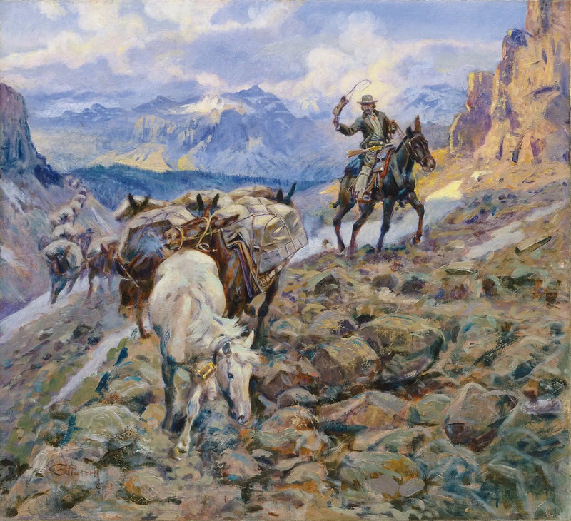Quando as mulas usam diamantes - Charles Marion Russell