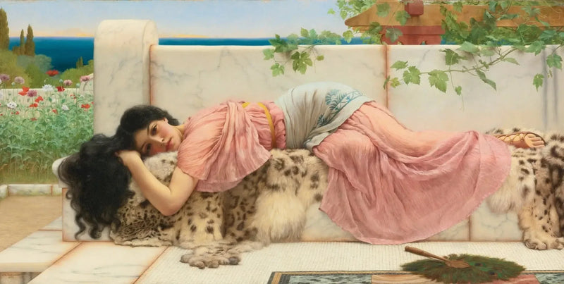 Quando seu coração é jovem - John William Godward