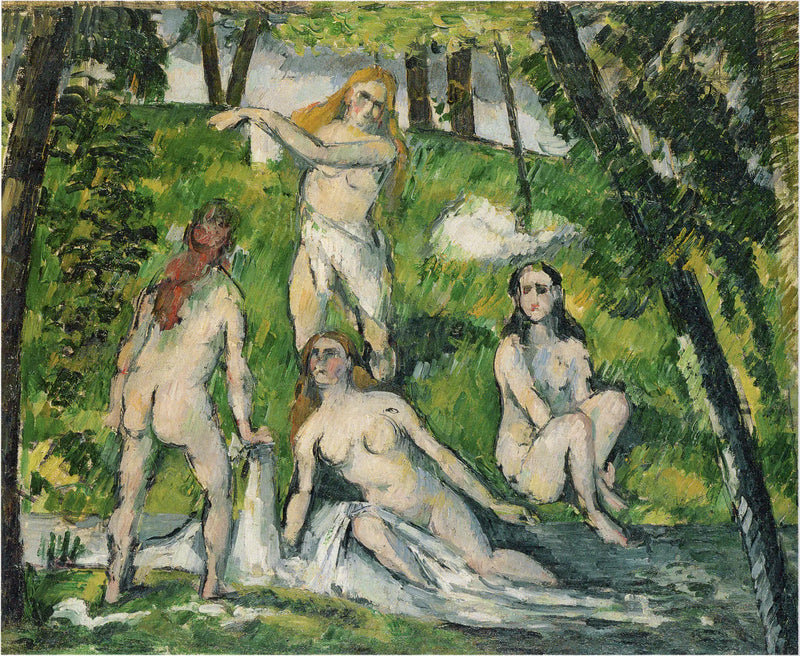 Quatro banhistas - Paul Cézanne