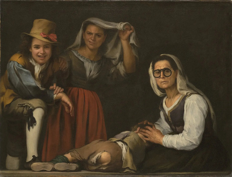 Quatro Figuras na Escadaria - Bartolomé Esteban Murillo