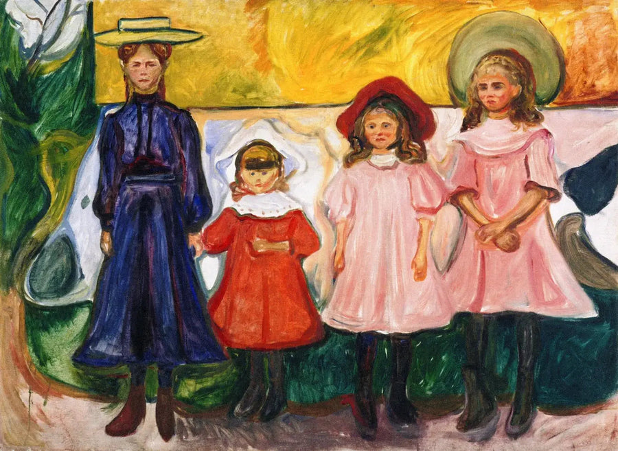 Quatro Meninas em Åsgårdstrand - Edvard Munch