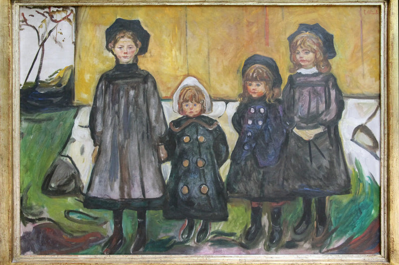 Quatro Meninas em Åsgårdstrand - Edvard Munch
