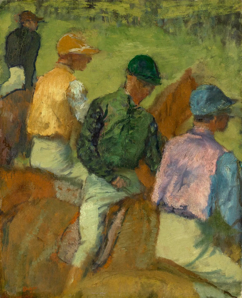Quatro jóqueis - Edgar Degas