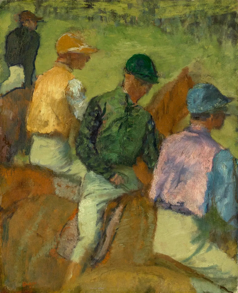 Quatro jóqueis - Edgar Degas