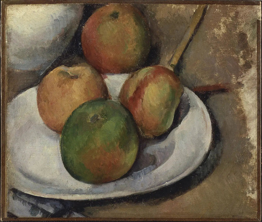 Quatro maçãs e uma faca - Paul Cézanne