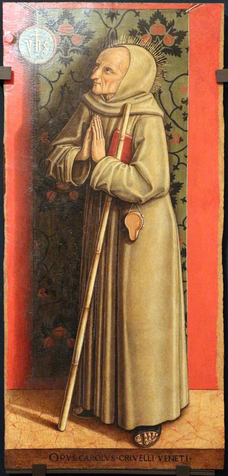 Quatro santos e bem-aventurados: Jacques des Marches - Carlo Crivelli