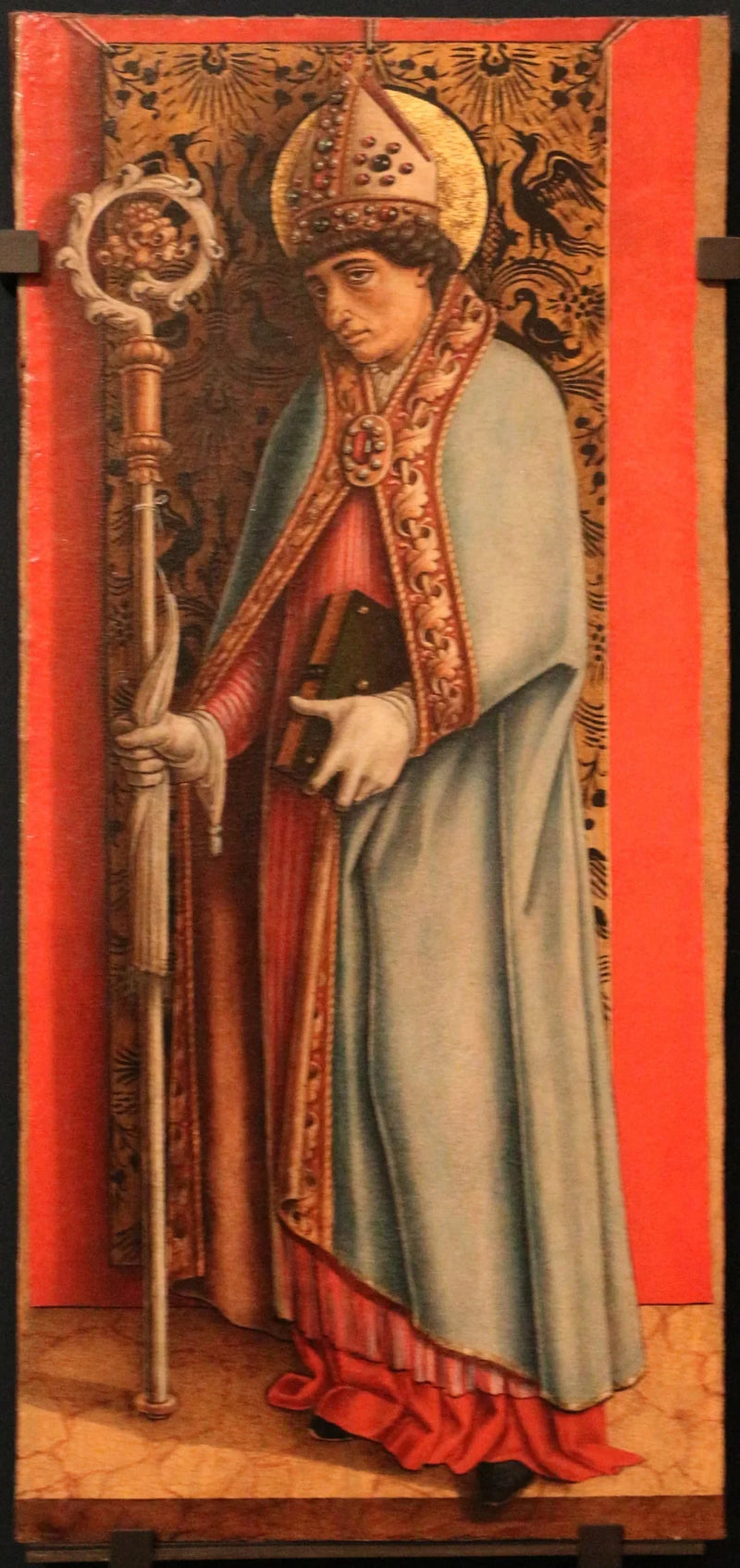 Quatro santos e bem-aventurados: santo Émygdius - Carlo Crivelli