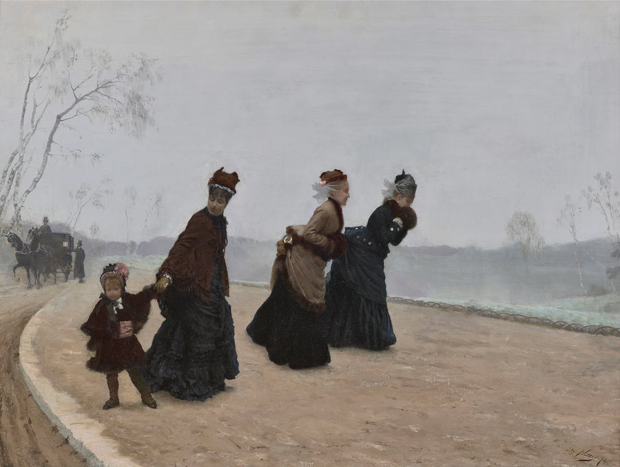 Que frio! - Giuseppe De Nittis