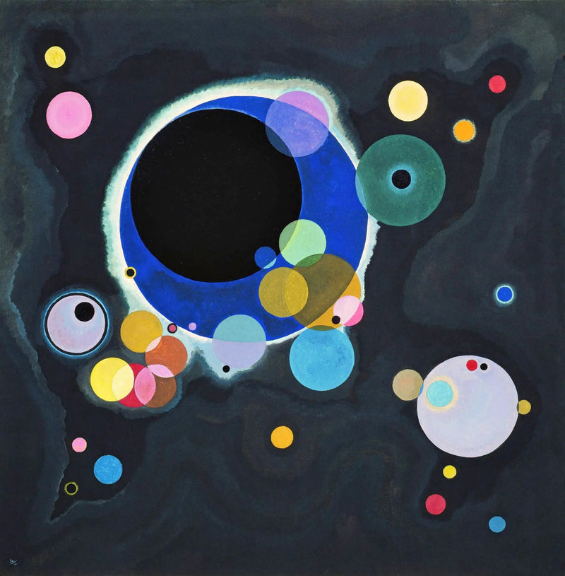 Alguns Círculos - Vassily Kandinsky