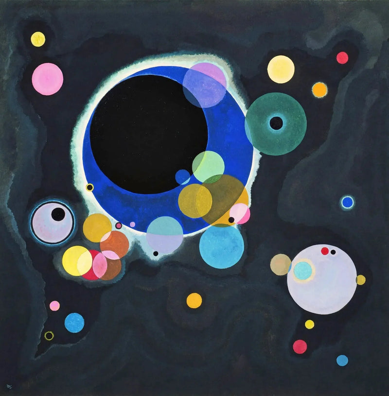Alguns Círculos - Vassily Kandinsky