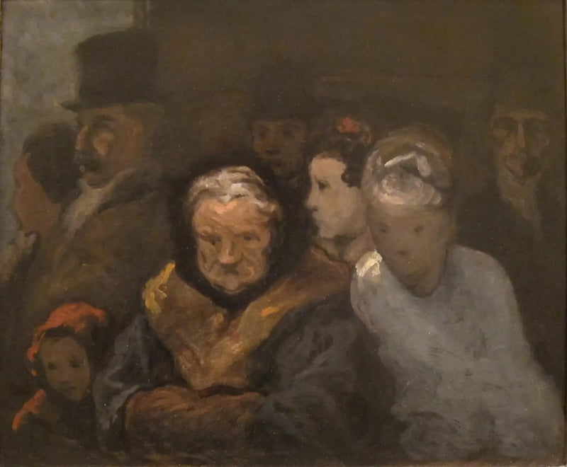 Deixar o teatro - Honoré Daumier