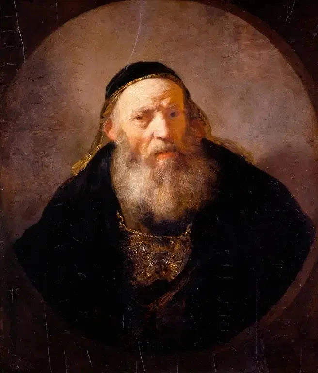 Retrato de um rabino - Rembrandt
