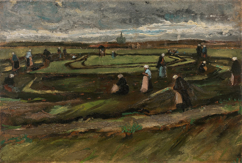 Remendadeiras de redes nas dunas - Vincent van Gogh