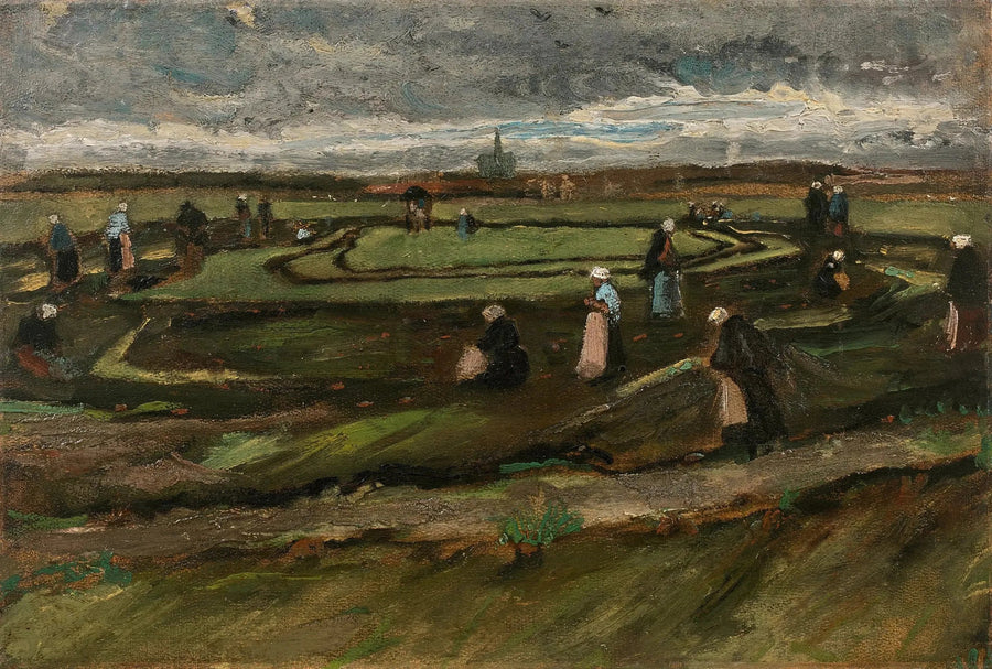 Remendadeiras de redes nas dunas - Vincent van Gogh