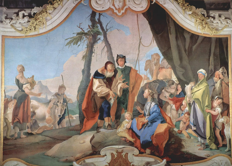 Rachel escondendo as ídolas - Giovanni Battista Tiepolo