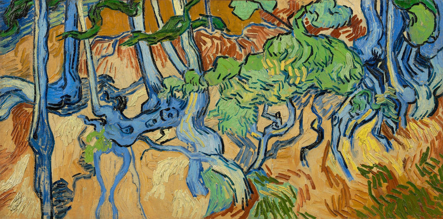 Raízes de árvores - Vincent van Gogh