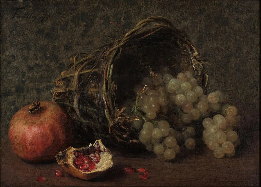 Uvas e romãs - Henri Fantin-Latour