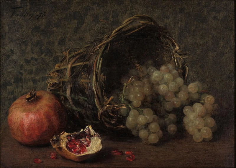 Uvas e romãs - Henri Fantin-Latour