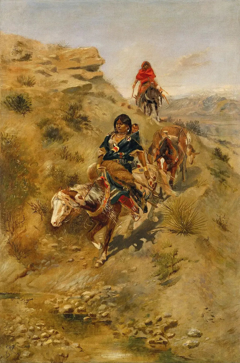 Levar a carne para casa - Charles Marion Russell