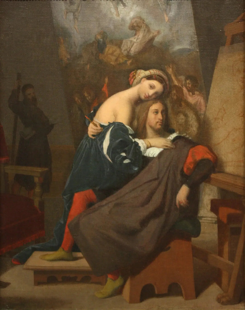 Raphaël e a filha do padeiro - Jean-Auguste-Dominique Ingres