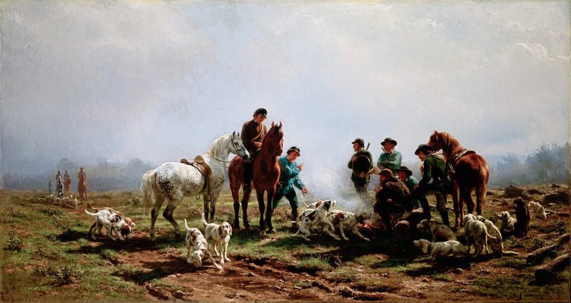 Encontro para a caça - Rosa Bonheur