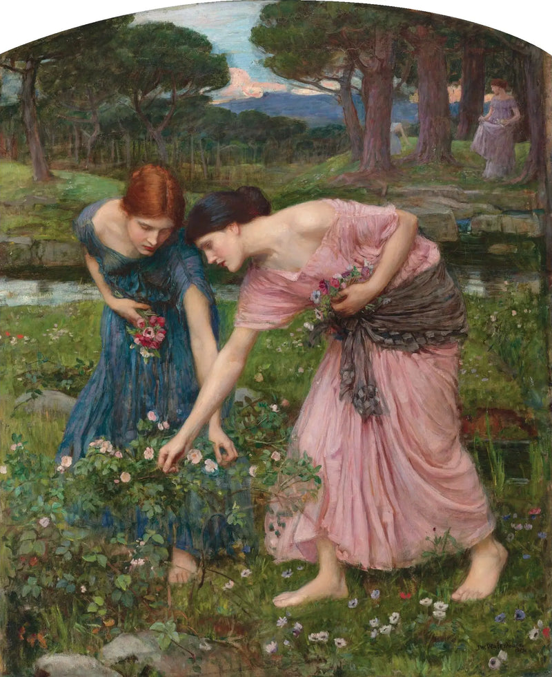 Reúna os botões de rosa enquanto puder - John William Waterhouse